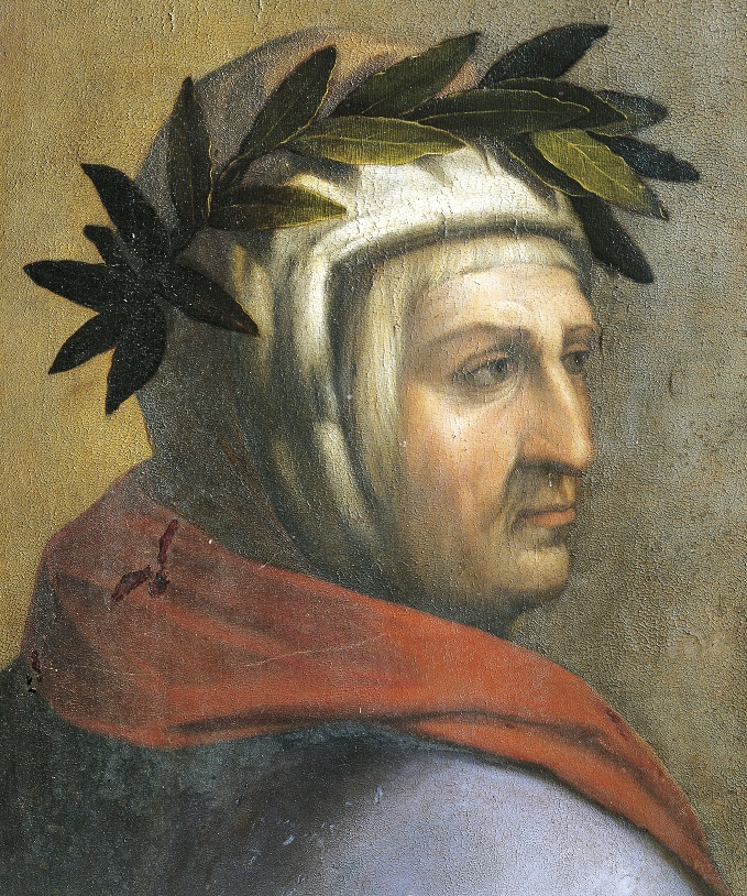 Portrait of Guido Cavalcanti (Florence, 1258 - Florence, 1300), Italian poet, oil on board by Cristofano dell'Altissimo (1525-1605), 69x44 cm